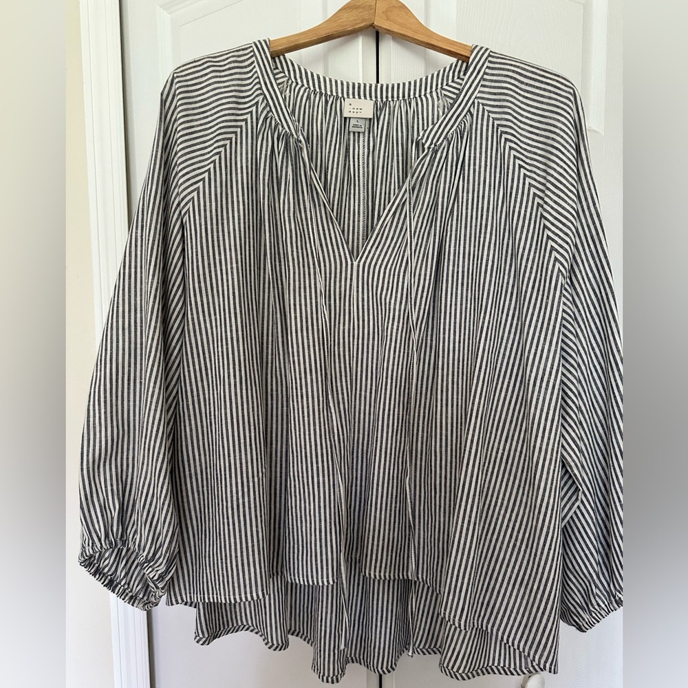 A New Day Striped Shirt. NWOT